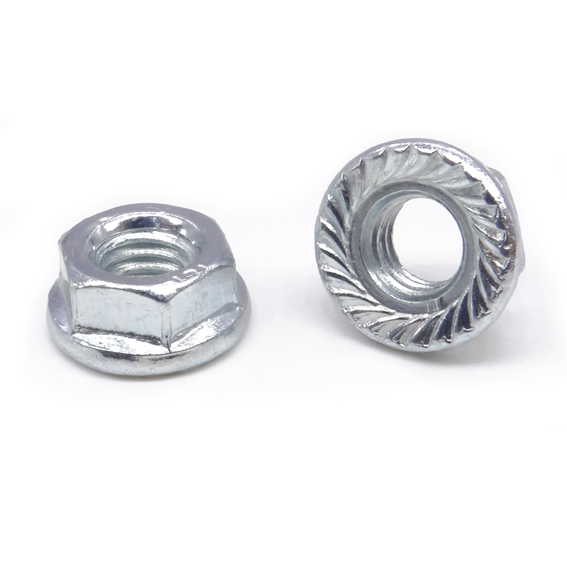 Zinc Plated Serrated Flange Locknuts