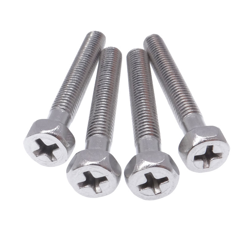 custom phillips drive hex head bolt